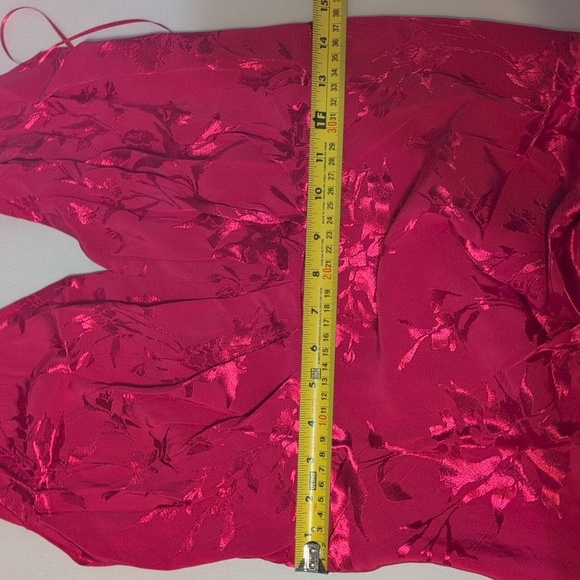 Zara JACQUARD Midi/Maxi DRESS WITH SCARF Size Medium - Picture 7 of 8